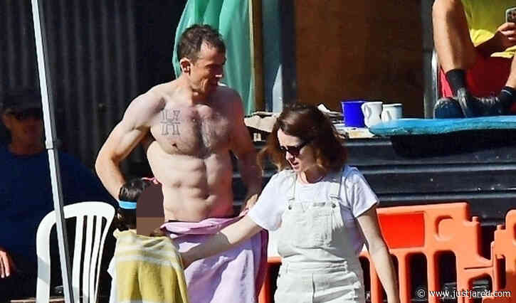 Claire Foy's New Boyfriend Charlie Cunningham Goes Shirtless During Their London Park Day