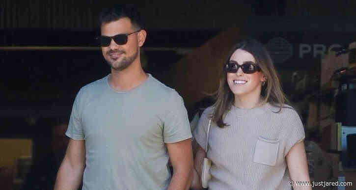 Taylor Lautner & Wife Tay Keep Close While Grocery Shopping in Calabasas