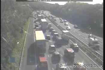 M5 delays as fuel spills on motorway and closes lane