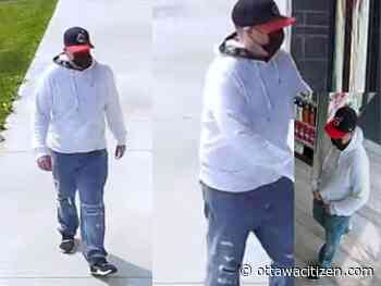 Police seek assistance locating suspect in Barrhaven robbery