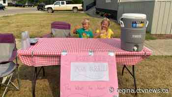 Iced tea for sale: Pair of Sask. kids use old-fashioned work to buy new game console