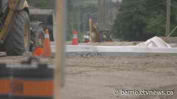 Construction on new roundabout underway in Springwater Township