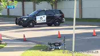 Cyclist struck by vehicle in Canyon Meadows