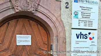 Bürgerservice in Calmbach: Wenn die Tür geschlossen bleibt