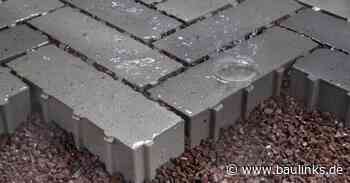 Versickern statt versiegeln mit wasserdurchlässigen Pflasterflächen von Wienerberger