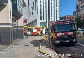 Around 80 people flee shop fire in City Road, Hackney