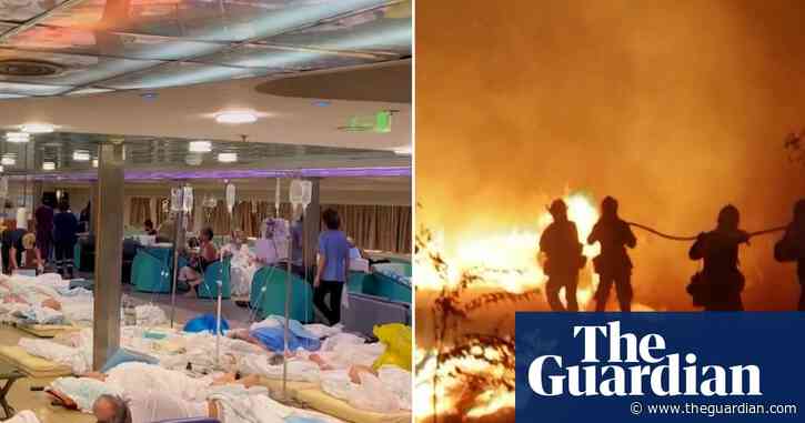 Hospitals forced to evacuate amid deadly wildfires in Greece – video