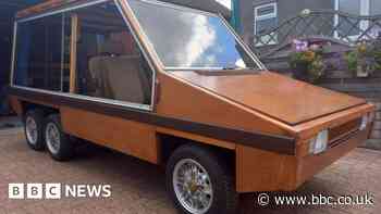 Rare car made out of wood put up for auction by Bristol teacher