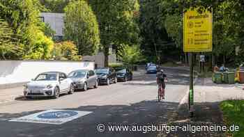Die Schießstättenstraße ist Augsburgs sechste Fahrradstraße