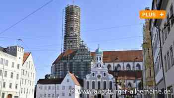 Gewaltiges Gerüst: Augsburgs Ulrichsbasilika bekommt einen neuen Anstrich