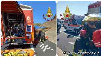 Incidente in autostrada: scontro tra due auto, tre feriti