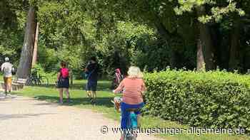 Radeln am Kuhsee: Stadt Augsburg wirbt für mehr Rücksicht