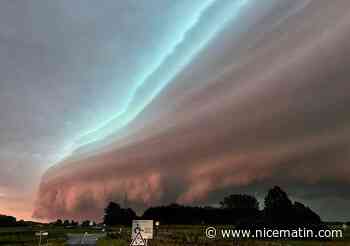 Les impressionnantes images de l'arcus, cet inquiétant nuage qui a précédé un orage violent en Normandie ce jeudi