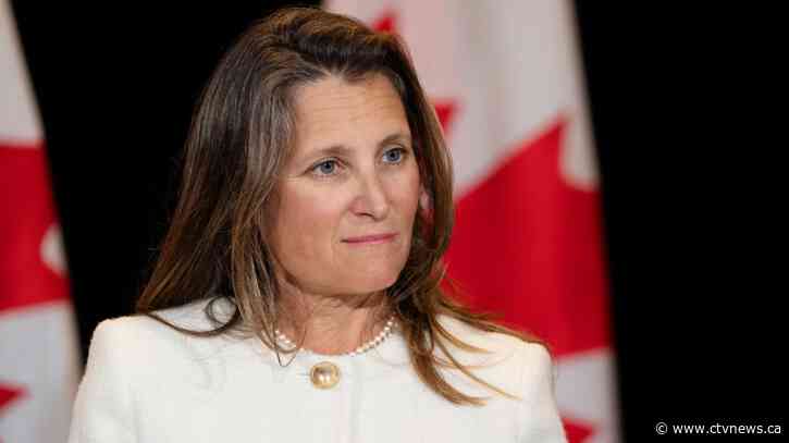 'I won't do it again': Chrystia Freeland on Alberta speeding ticket