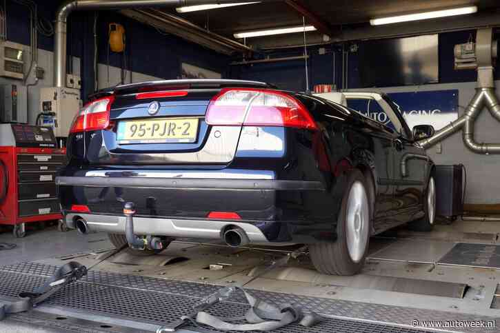 Saab 9-3 Cabriolet 2.8 Turbo V6 Aero - Op de Rollenbank