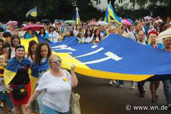 Ukrainer begehen Unabhängigkeitstag in Münster