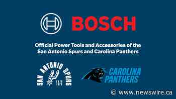 Bosch Power Tools Supports Local Communities by Partnering with NFL Carolina Panthers &amp; NBA San Antonio Spurs