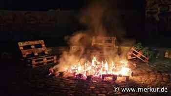 Herrenloses Lagerfeuer