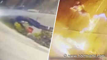 Arsonist sought after video shows Oakland Park church set on fire