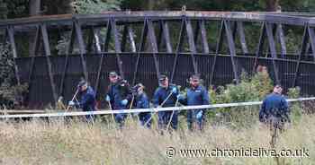 Specialist search team descends on cordoned off area under North Tyneside viaduct