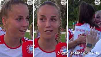 „Emotionaler Moment“: Tränen bei Bayern-Star Giulia Gwinn