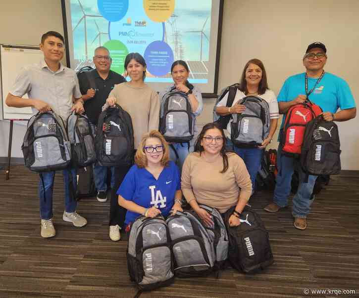 New Mexico Native students get back-to-school backpacks