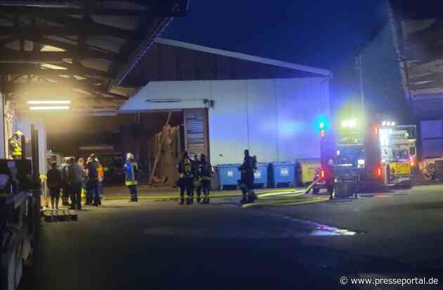 FW Lüchow-Dannenberg: +++ Rauchentwicklung in Getreidesilo löst Großeinsatz für die Feuerwehr aus +++ über 100 Feuerwehrleute im Einsatz +++