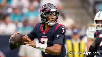 Texans' Stroud not anxious over QB competition