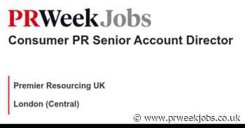 Premier Resourcing UK: Consumer PR Senior Account Director