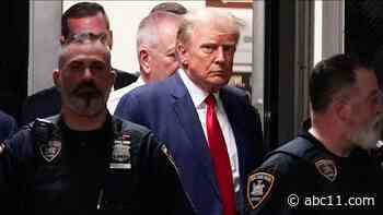 Donald Trump arrives in Georgia to surrender in election case