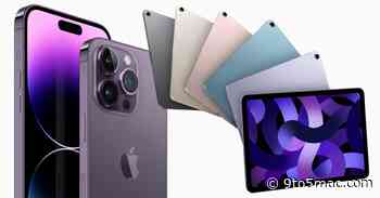 Deals: iPad Air 5 from $500, iPhone 14 Pro Max $199 off, M2 Mac Studio, more