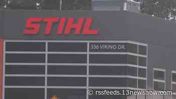 STIHL furloughs 30% of workforce at Virginia Beach facility due to 'major excess of inventory'