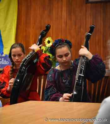 Ribble Valley twins music heartens Ukrainian refugees