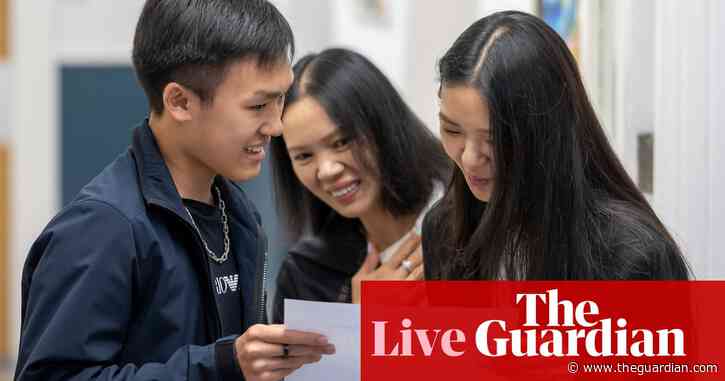 GCSE results day 2023: higher fall in proportion of top grades in England than in other UK nations – as it happened