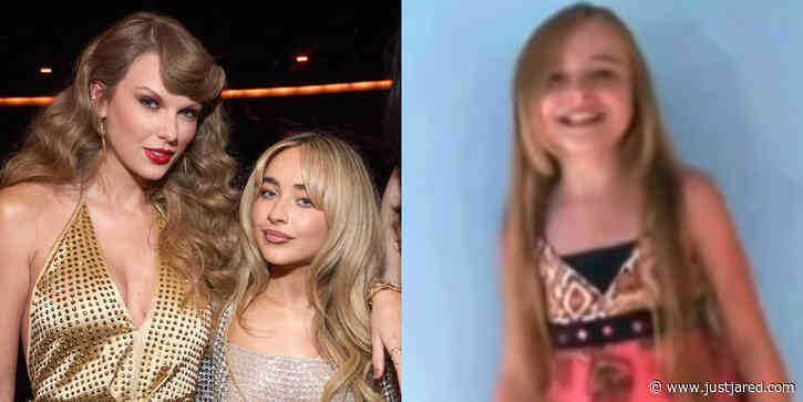Watch Sabrina Carpenter Sing 'Picture to Burn' by Taylor Swift at Age 9 - It's Her 'Eras Tour' Intro Video!