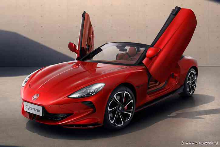 MG Cyberster: 544 pk en 'tot 580 kilometer' bereik