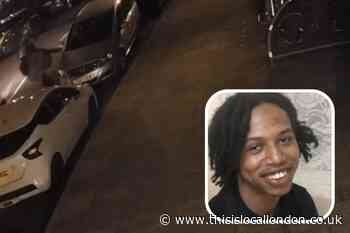 CCTV of car at scene of fatal stabbing in Kender Street, Peckham