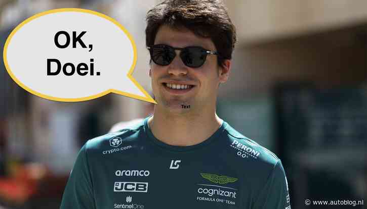 ‘Lance Stroll stopt met F1, gaat op tennis’