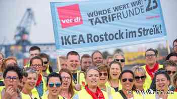 Beschäftigte im Handel demonstrieren für mehr Geld