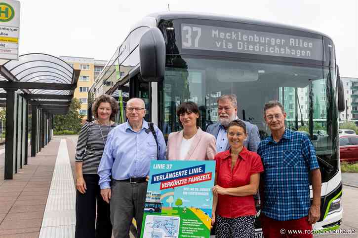 Ab Montag wird die RSAG-Bus-Linie 37 von Warnemünde nach Diedrichshagen bis zur Mecklenburger Allee in Lichtenhagen verlängert – neu ist auch die Linie 24 nach Pastow.