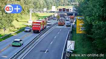 Kanaltunnel Rendsburg: Baustelle auf der B77 sorgt für Stau