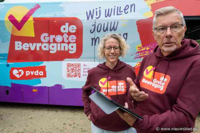 PVDA trapt verkiezingscampagne op gang met ‘Grote Bevraging’: “We willen in totaal 100.000 mensen bevragen”