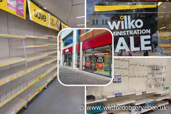 Watford Wilko shelves empty as closing rumours circulate