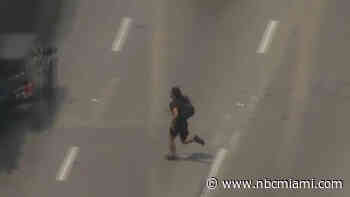 WATCH LIVE: Police chase ends in foot pursuit in Miami