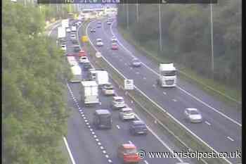 Live: M4 lane closure following collision near Bristol