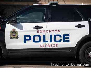 Edmonton police respond after vehicle collides with home
