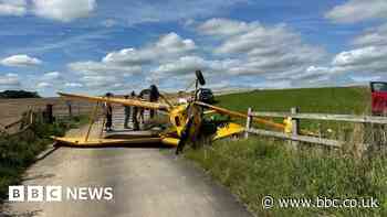 Somerset plane crash witness acts to keep drivers safe