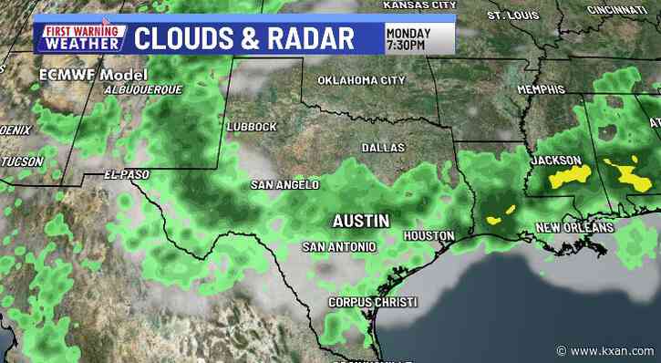 Hot weekend with a few storms, but wetter on Monday