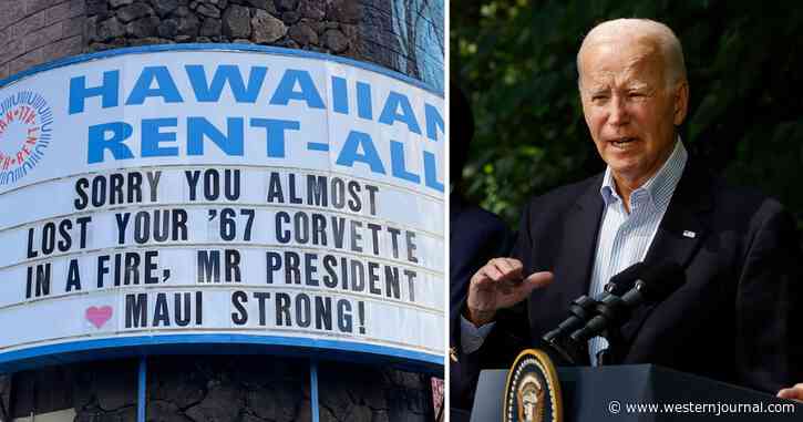 Hawaiian Business Savages Joe Biden for Belittling the Destruction of Maui