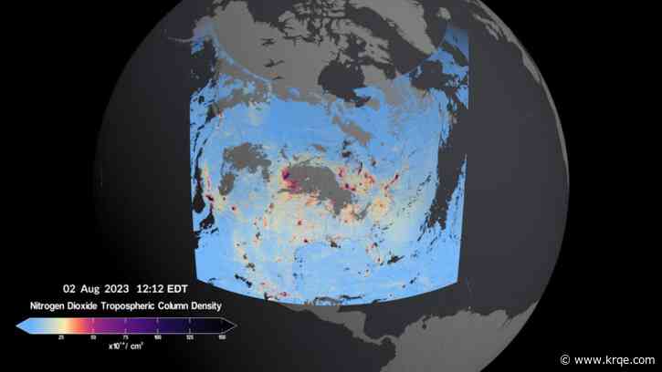 NASA's new space probe to see Earth air pollution releases first images